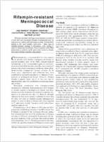 Rifampinresistant Meningococcal Disease