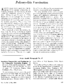 Poliomyelitis vaccination