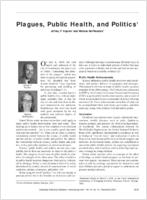 Plagues Public Health and Politics1