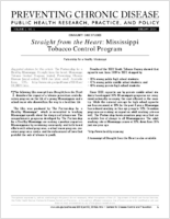 Straight from the Heart Mississippi Tobacco Control Program