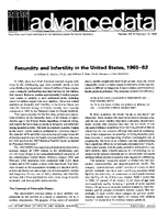 Fecundity and Infertility in the United States 196582