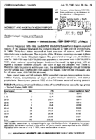 MMWR Morbidity and Mortality Weekly Report July 31 1987  Vol 36  No 29