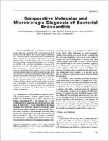 Comparative Molecular and Microbiologic Diagnosis of Bacterial Endocarditis