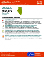 CDCs Investments to Combat Antibiotic Resistance Threats Chicago IL Fiscal Year 2018