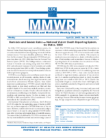 MMWR Morbidity and Mortality Weekly Report Vol 54 No 15 April 22 2005