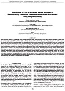 From Points to Lines to Surfaces A Novel Approach to Reconstructing FieldScale ThreeDimensional Shale Roof Models Using Image Processing