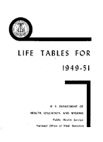 Life Tables for 194951 Volume 41 Numbers 1 through 5