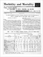 Morbidity and Mortality Weekly Report For release March 27 1959 Vol 8 No 11