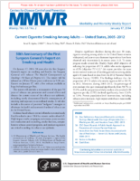 MMWR Morbidity and Mortality Weekly Report Vol 63 No 2 January 17 2014