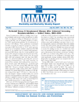 MMWR Morbidity and Mortality Weekly Report Vol 56 No 28 July 20 2007