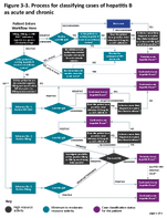 Figure 33 Process for Classifying Cases of Hepatitis B as Acute and Chronic Viral Hepatitis Figures and Tables