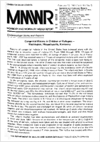 Morbidity and Mortality Weekly Report MMWR February 13 1981  Vol 30  No 5
