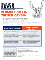 FACE Facts Plumber Dies in Trench CaveIn