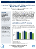Perception of Weight Status in US Children and Adolescents Aged 815 Years 20052012