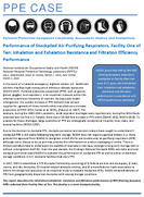 PPE CASE P20200101 Performance of Stockpiled AirPurifying Respirators Facility One of Ten Inhalation and Exhalation Resistance and Filtration Efficiency Performance