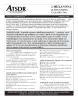 ToxFAQs 2Hexanona 2Hexanone CAS 591786