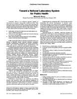 Toward a national laboratory system for public health