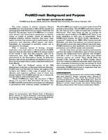 ProMEDmail background and purpose