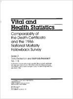 Comparability of the Death Certificate and the 1986 National Mortality Follow back Survey