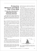 Protective Behavior and West Nile Virus Risk