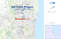 500 Cities Project Local Data for Better Health 2014 Waukegan IL