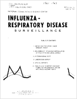 Influenzarespiratory disease surveillance report no 85 June 30 1969
