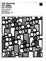 US Decennial Life Tables for 197981 Some Trends and Comparisons of United States Life Table Data 19001981