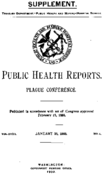 Public Health Reports  v 18 no 4 Suppl  cover