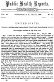 Public health reports  v 11 no 31 July 31 1896