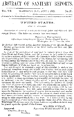 Absract of sanitary reports  v 7 no 27 July 1 1892