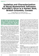 Isolation and Characterization of Novel Reassortant Influenza AH10N7 Virus in a Harbor Seal British Columbia Canada