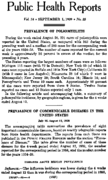 Public Health Reports  v 54 no 35 SEPTEMBER 1 1939