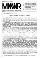 Morbidity and Mortality Weekly Report MMWR May 8 1981  Vol 30  No 17