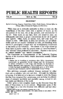 Weekly Reports for MAY 18 1934