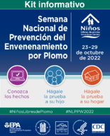 Kit informativo  2329 de octubre de 2022  Semana Nacional de Prevencin del Envenenamiento por Plomo