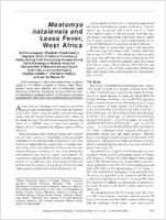 Mastomys natalensis and Lassa Fever West Africa
