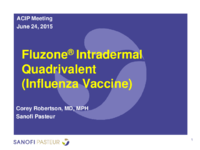 Fluzone Intradermal Quadrivalent influenza vaccine