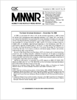 MMWR Morbidity and Mortality Weekly Report Vol 47 No 43 November 6 1998