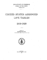 UNITED STATES ABRIDGED LIFE TABLES 19191920