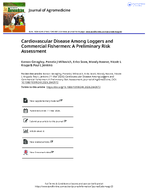 Cardiovascular Disease Among Loggers and Commercial Fishermen A Preliminary Risk Assessment