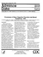 Prevalence of Major Digestive Disorders and Bowel Symptoms 1989