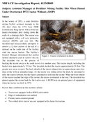 Assistant Manager at Fertilizer Mixing Facility Dies When Pinned Under Overturned 1972 Tractor Without a ROPS