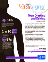 CDC VitalSigns October 2012 Teen Drinking and Driving The percentage of teens in high school who drink and drive has decreased by more than half since 1991 but more can be done