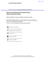 Dairy Farm Work and Protection from Gastrointestinal Illness