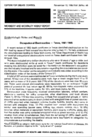 MMWR Morbidity and Mortality Weekly Report November 13 1987  Vol 36  No 44