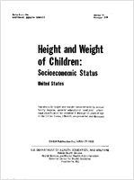 Height and weight of children socioeconomic status United States