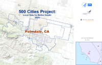 500 Cities Project Local Data for Better Health 2014 Palmdale CA
