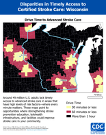 WI Drive Time to Advanced Stroke Care