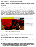 Farmer Fell into Auger of Manure Spreader while Scraping the Tank