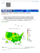 FluView Weekly US Map Influenza Summary Update
